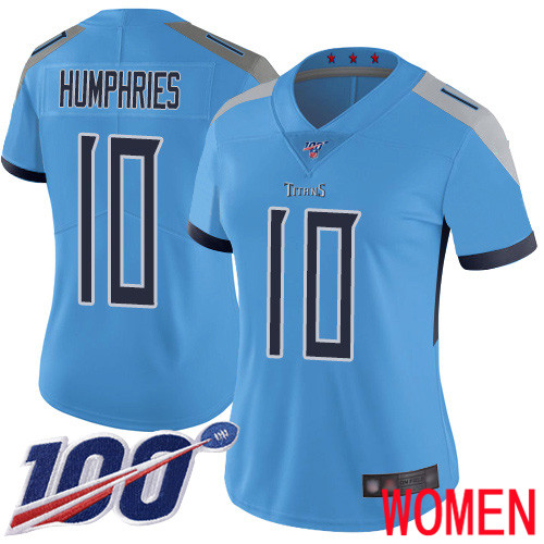 Tennessee Titans Limited Light Blue Women Adam Humphries Alternate Jersey NFL Football #10 100th Season Vapor Untouchable->tennessee titans->NFL Jersey